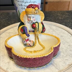 Festive Santa Holiday Dish